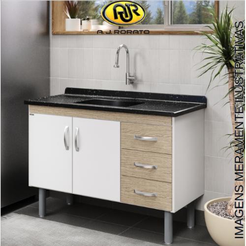 ARMARIO COZ TOQUIO CEREJEIRA 116.2CM - RORATO
